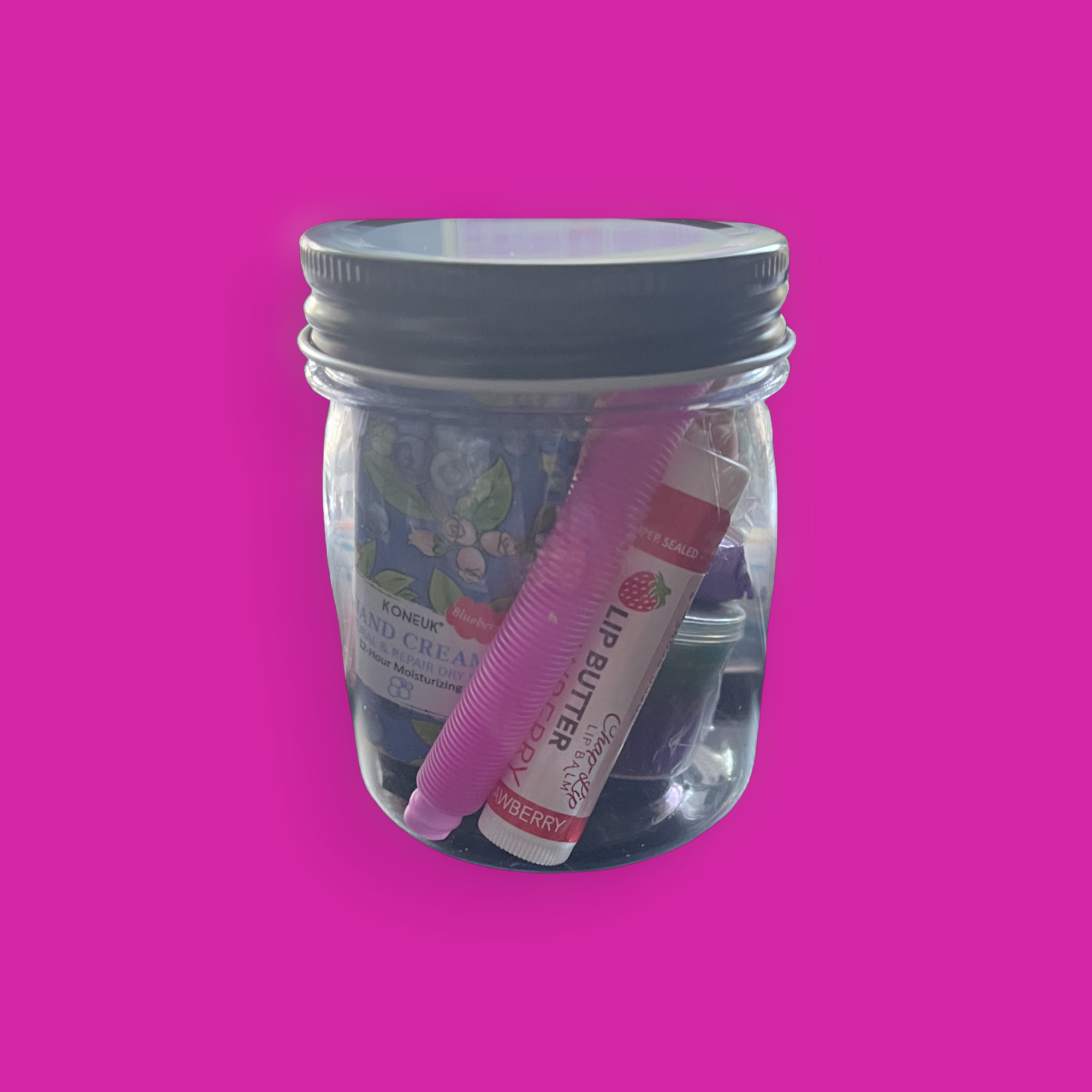8oz Custom Reusable Plastic Jar -Bundle Option