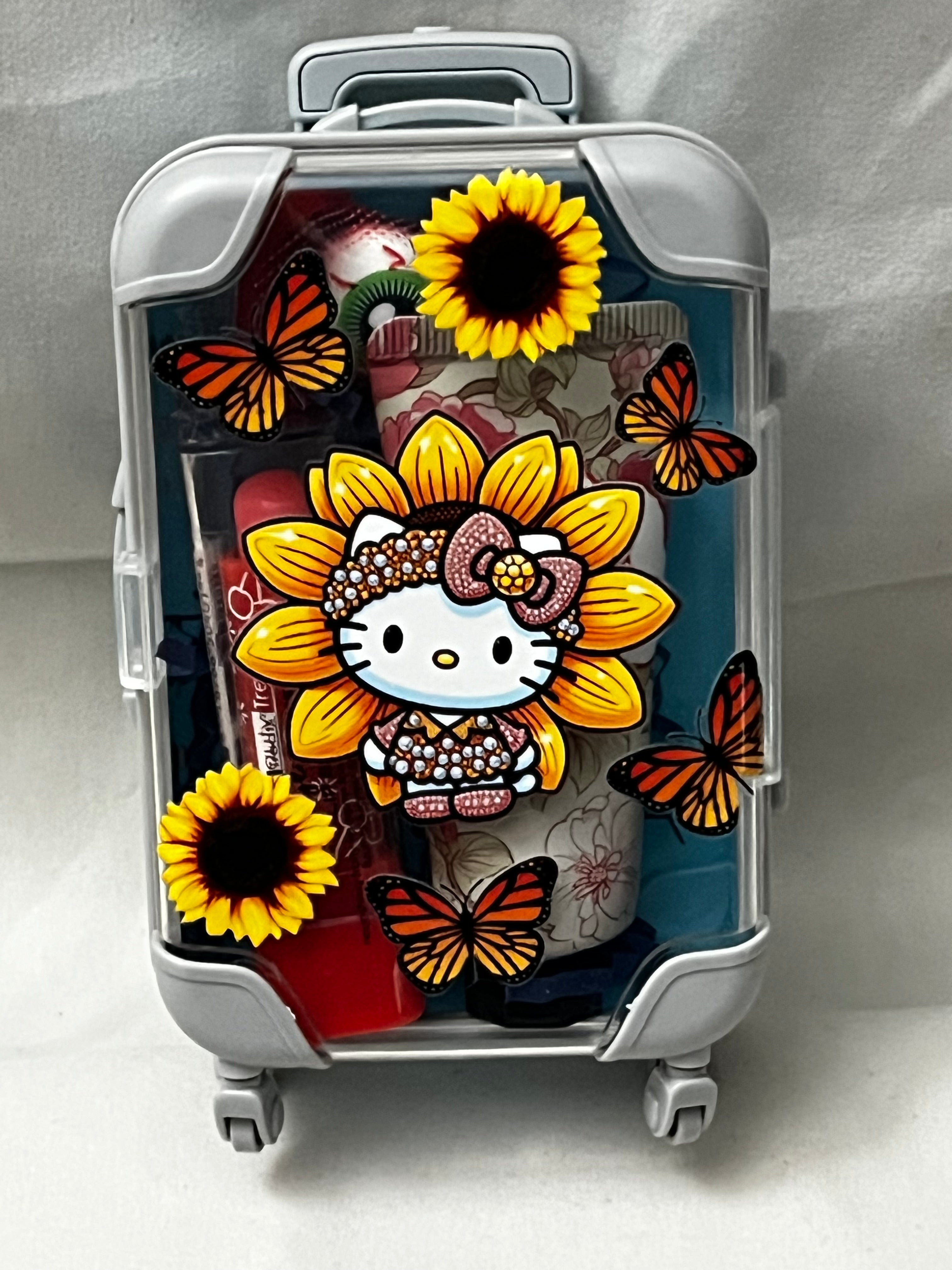 Custom Miniature Travel Suitcase Trolley with Wheels & Retractable Handle