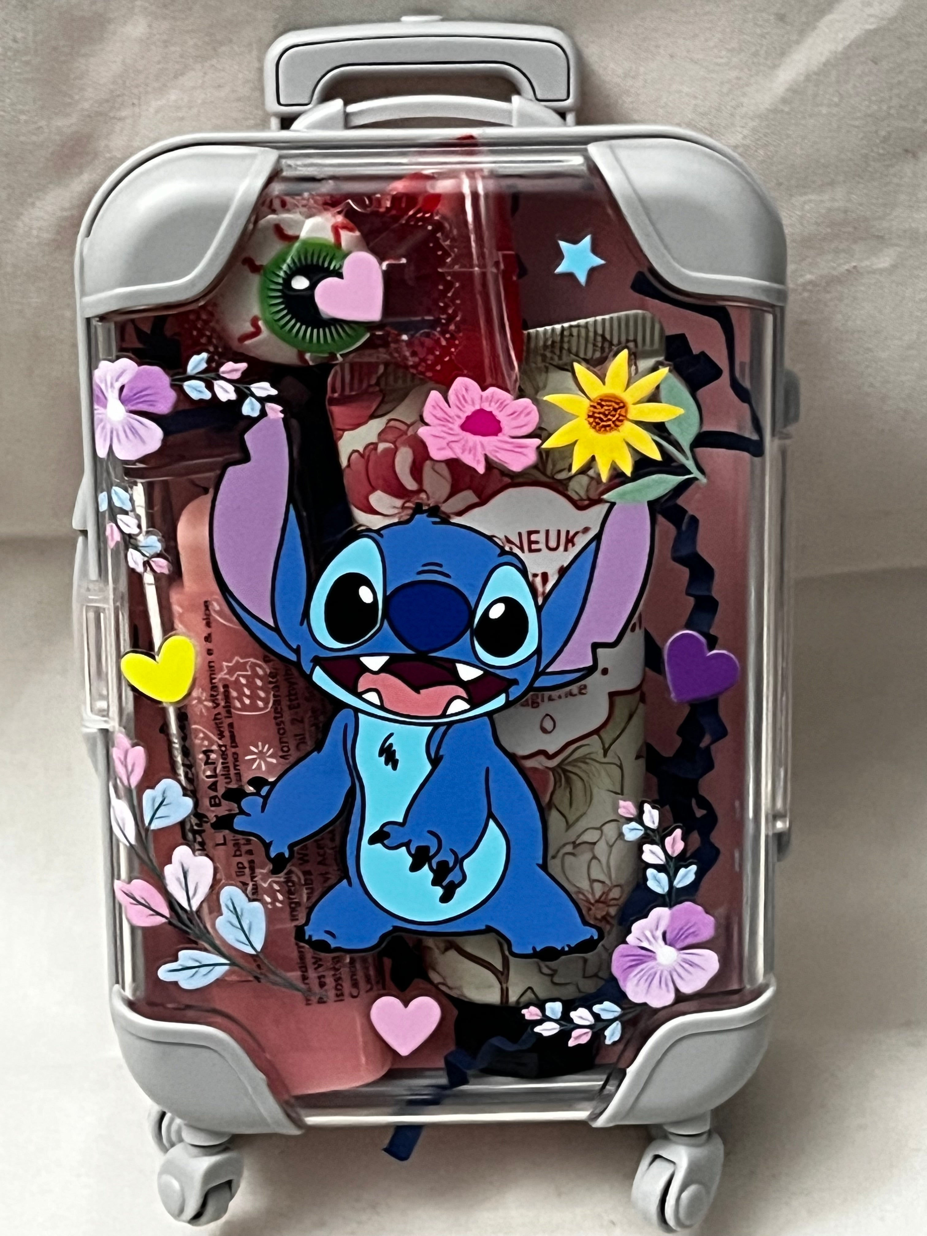 Custom Miniature Travel Suitcase Trolley with Wheels & Retractable Handle