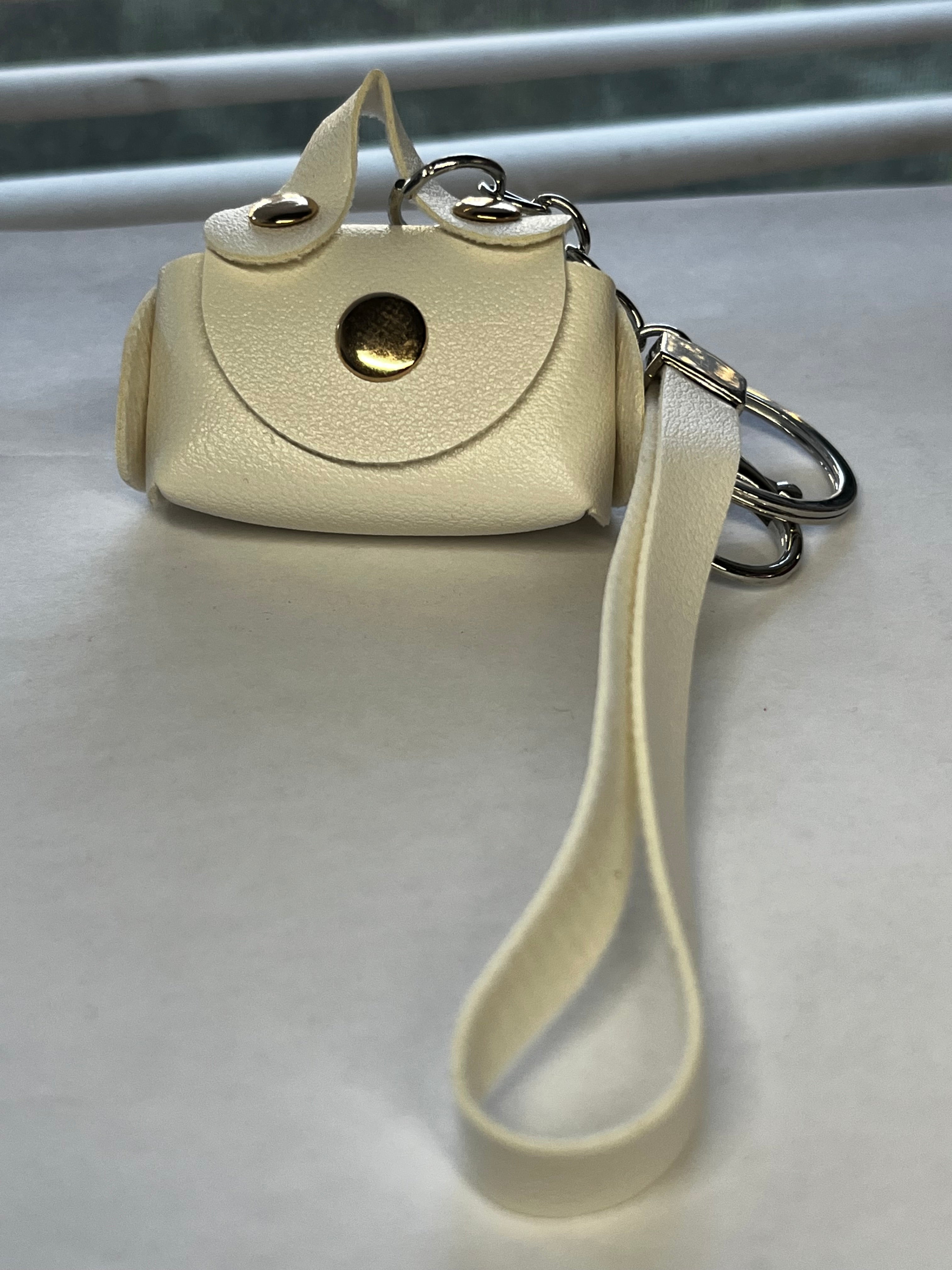 Mini PU Leather Bag Keychain Coin Purse Small Handbag Pendant Gift Accessories