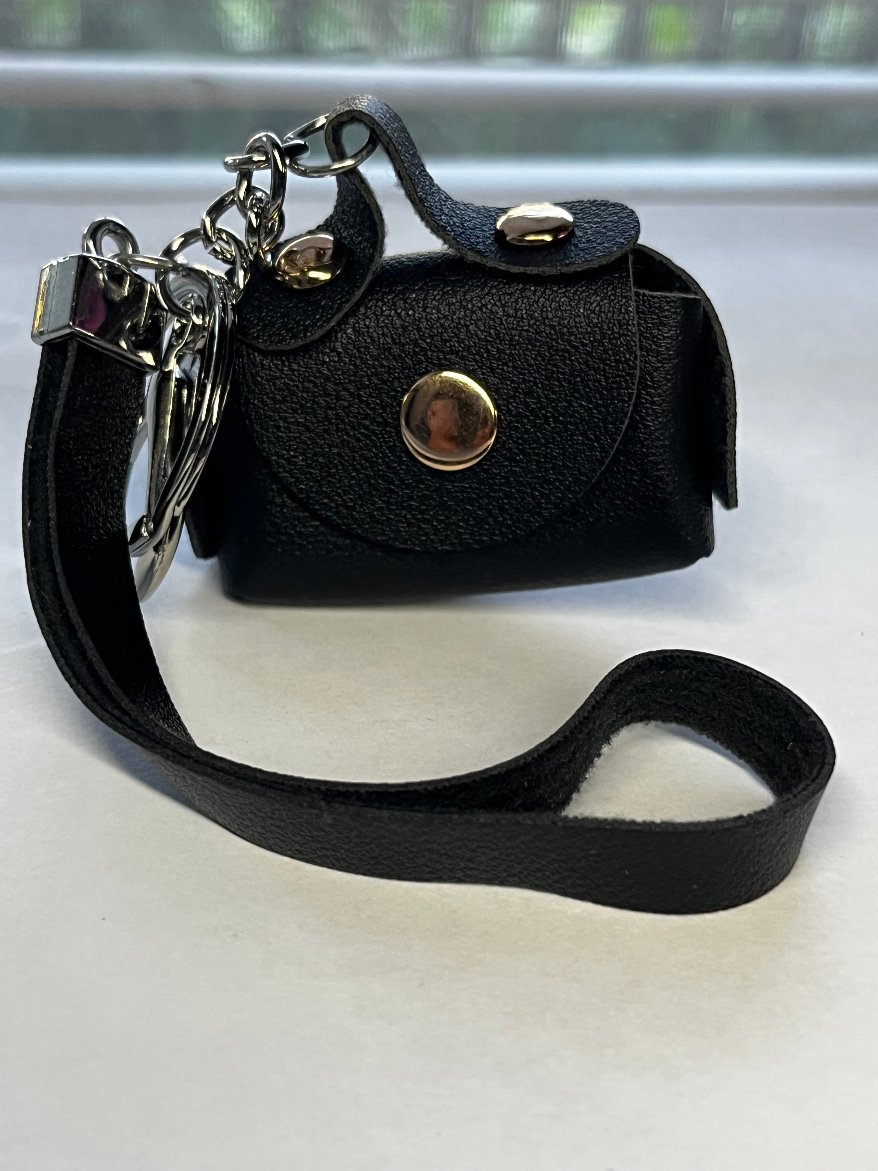 Mini PU Leather Bag Keychain Coin Purse Small Handbag Pendant Gift Accessories